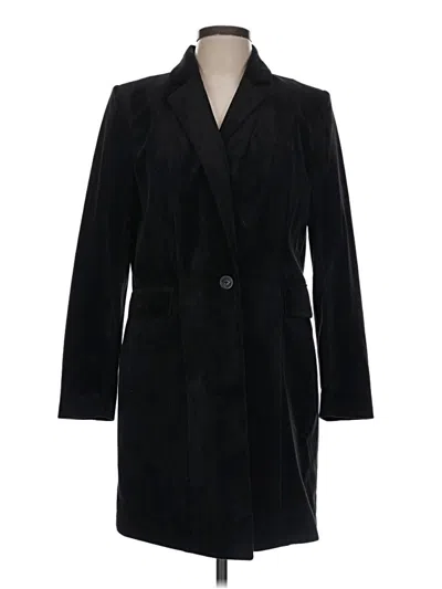 Pre-owned Dkny Coat In Black