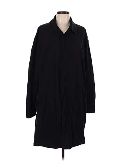Pre-owned Dkny Coat In Black