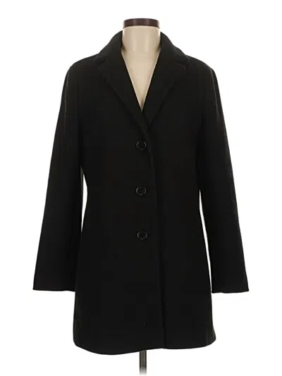 Pre-owned Dkny Coat In Black