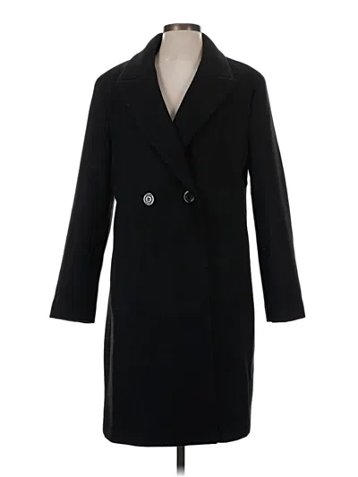 Pre-owned Dkny Coat In Black