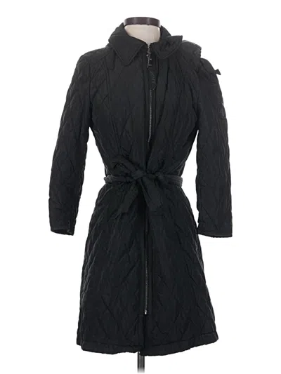 Pre-owned Dkny Coat In Black