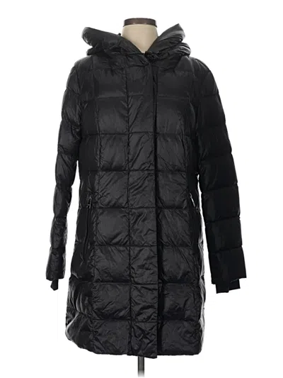 Pre-owned Dkny Coat In Black