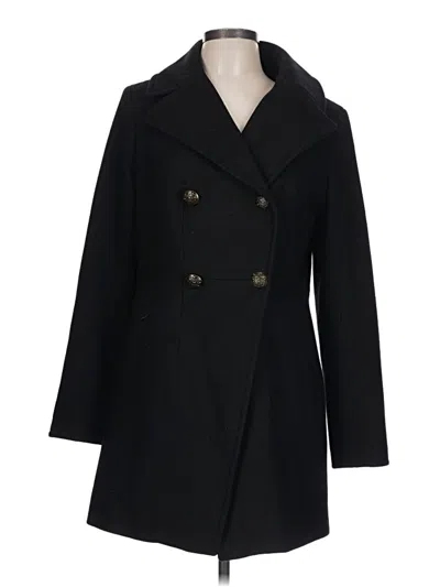 Pre-owned Dkny Coat In Black