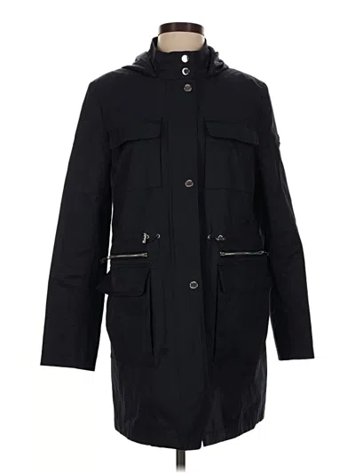Pre-owned Dkny Coat In Black