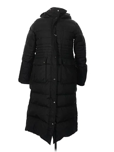 Pre-owned Dkny Coat In Black