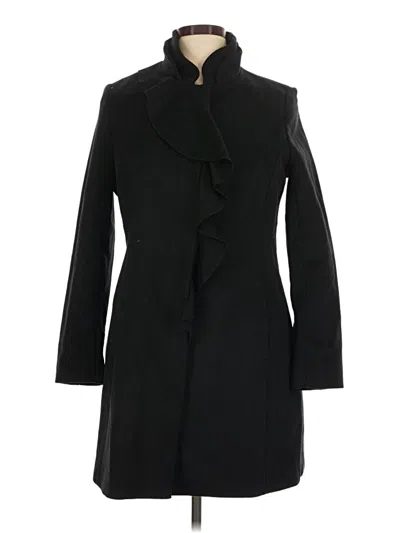 Pre-owned Dkny Coat In Black