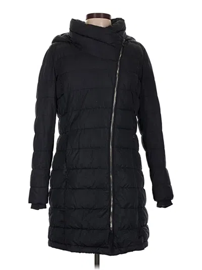 Pre-owned Dkny Coat In Black
