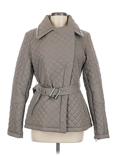 Pre-owned Dkny Coat In Gray