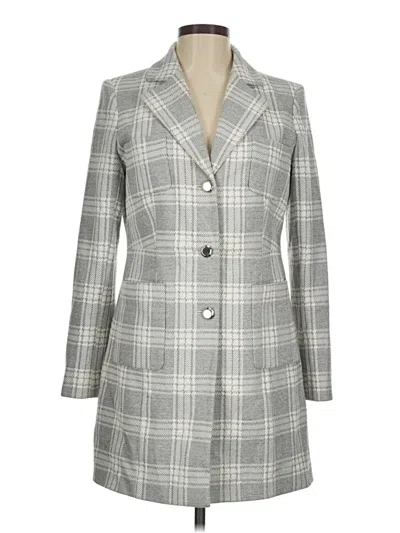 Pre-owned Dkny Coat In Gray