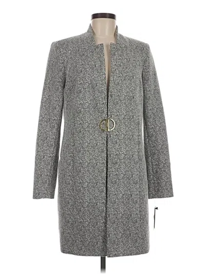 Pre-owned Dkny Coat In Gray