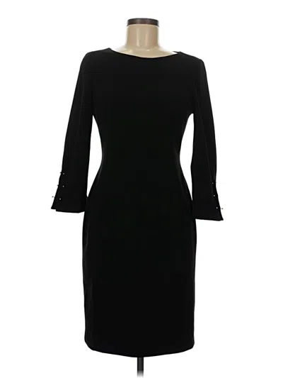 Pre-owned Dkny Cocktail Dress In Black