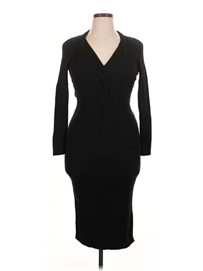 Pre-owned Dkny Cocktail Dress In Black