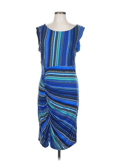 Pre-owned Dkny Cocktail Dress In Blue