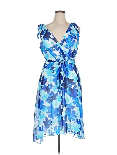 Pre-owned Dkny Cocktail Dress In Blue