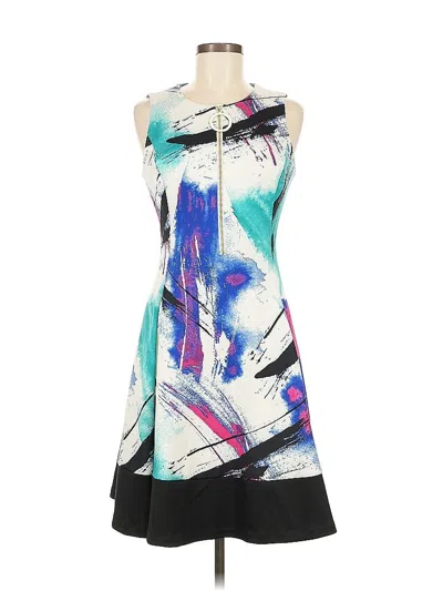 Pre-owned Dkny Cocktail Dress In Blue