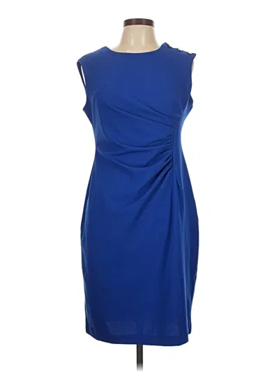 Pre-owned Dkny Cocktail Dress In Blue
