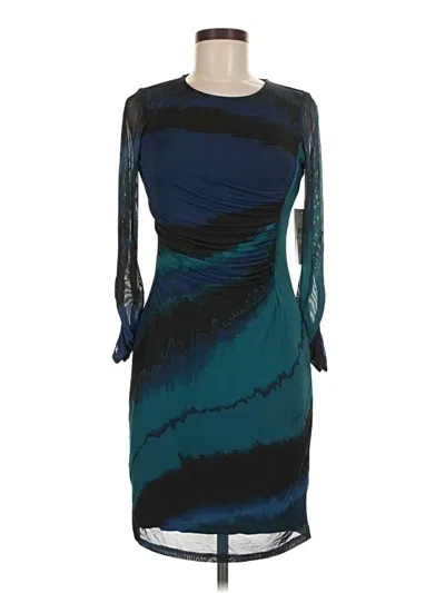 Pre-owned Dkny Cocktail Dress In Blue