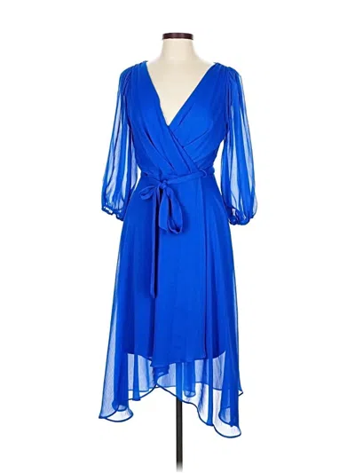 Pre-owned Dkny Cocktail Dress In Blue