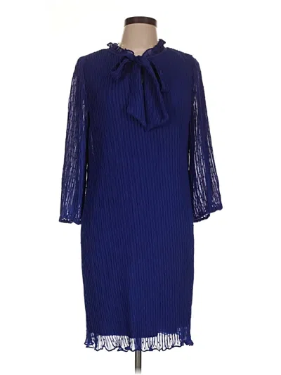 Pre-owned Dkny Cocktail Dress In Blue