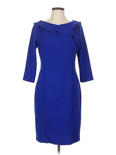Pre-owned Dkny Cocktail Dress In Blue