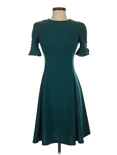 Pre-owned Dkny Cocktail Dress In Blue