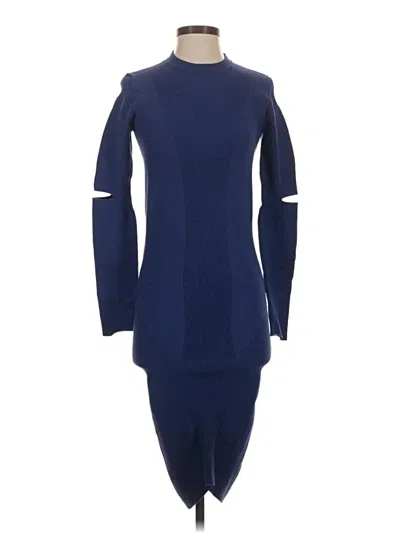 Pre-owned Dkny Cocktail Dress In Blue