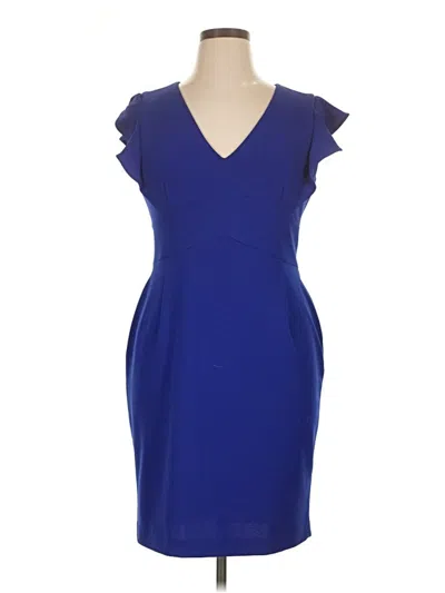 Pre-owned Dkny Cocktail Dress In Blue