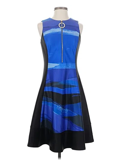 Pre-owned Dkny Cocktail Dress In Blue