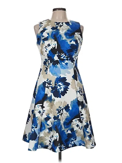 Pre-owned Dkny Cocktail Dress In Blue