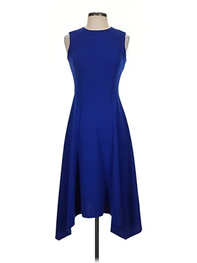 Pre-owned Dkny Cocktail Dress In Blue
