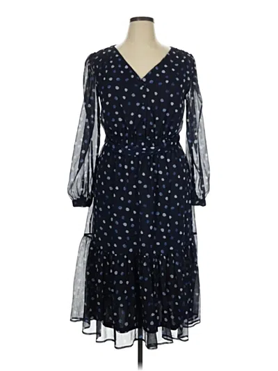 Pre-owned Dkny Cocktail Dress In Blue