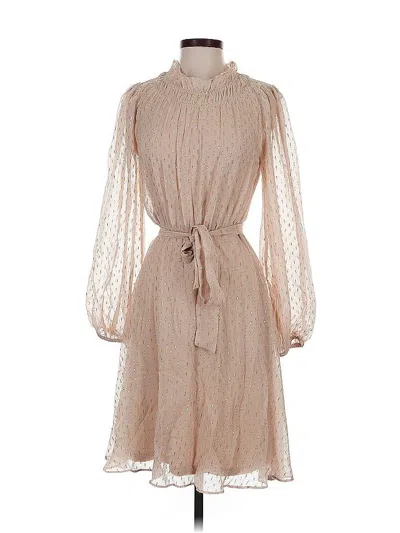 Pre-owned Dkny Cocktail Dress In Brown