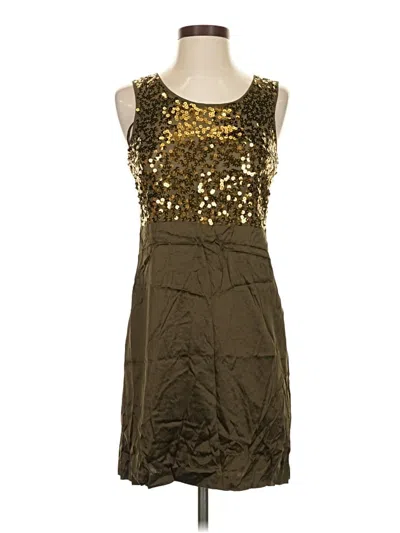 Pre-owned Dkny Cocktail Dress In Brown