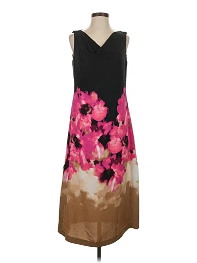 Pre-owned Dkny Cocktail Dress In Brown