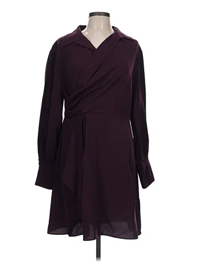 Pre-owned Dkny Cocktail Dress In Burgundy