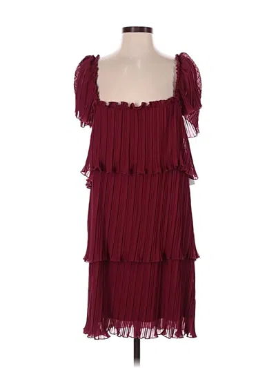 Pre-owned Dkny Cocktail Dress In Burgundy