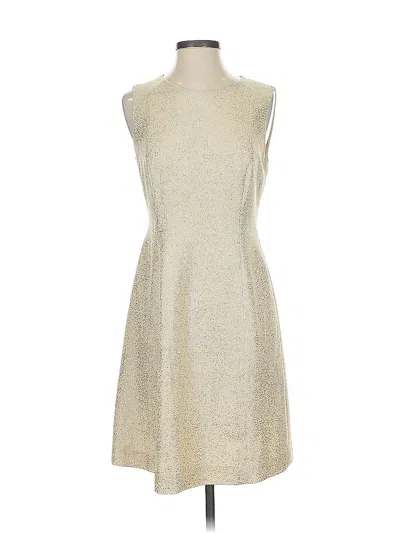 Pre-owned Dkny Cocktail Dress In Gold