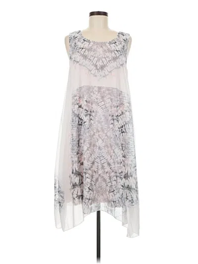 Pre-owned Dkny Cocktail Dress In Gray