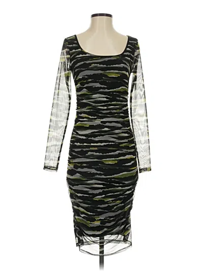 Pre-owned Dkny Cocktail Dress In Green