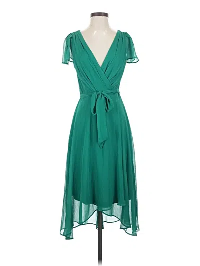 Pre-owned Dkny Cocktail Dress In Green