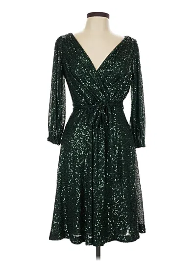 Pre-owned Dkny Cocktail Dress In Green