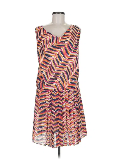 Pre-owned Dkny Cocktail Dress In Orange