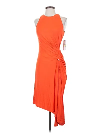 Pre-owned Dkny Cocktail Dress In Orange