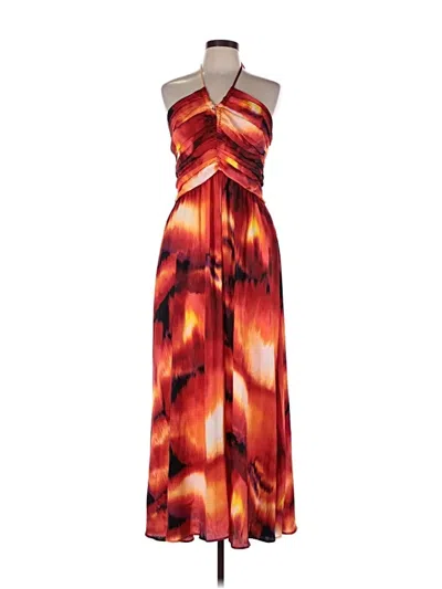 Pre-owned Dkny Cocktail Dress In Orange