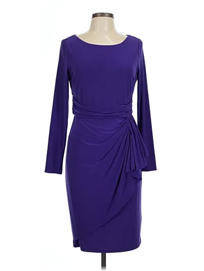 Pre-owned Dkny Cocktail Dress In Purple