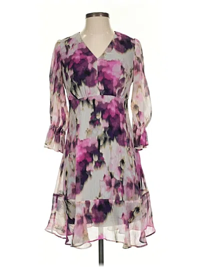 Pre-owned Dkny Cocktail Dress In Purple