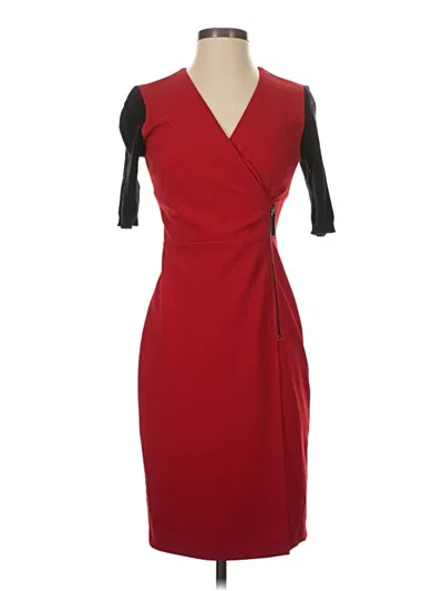 Pre-owned Dkny Cocktail Dress In Red