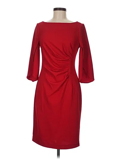 Pre-owned Dkny Cocktail Dress In Red