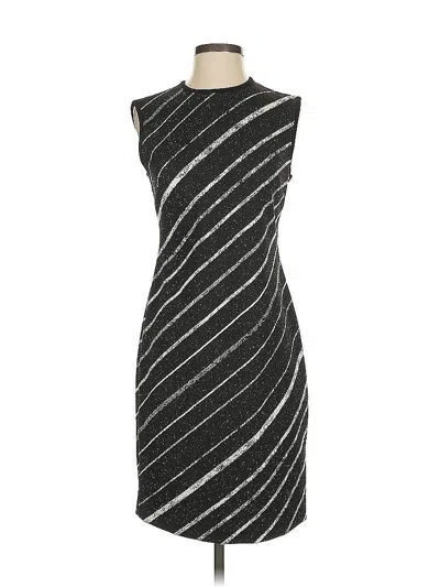 Pre-owned Dkny Cocktail Dress In Silver