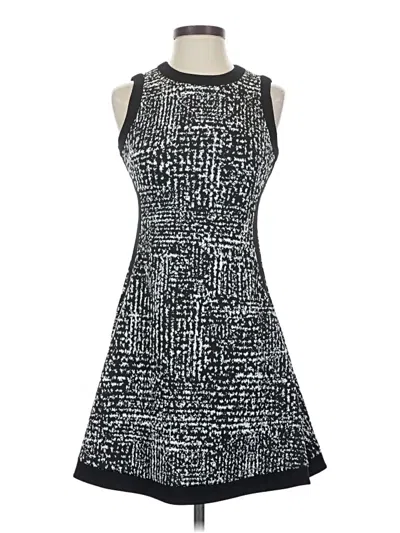 Pre-owned Dkny Cocktail Dress In Silver